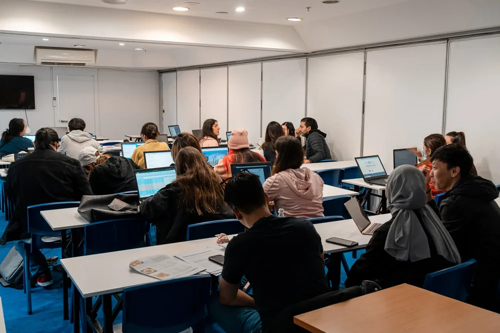 บรรยากาศการเรียนในห้องเรียนของ AIC